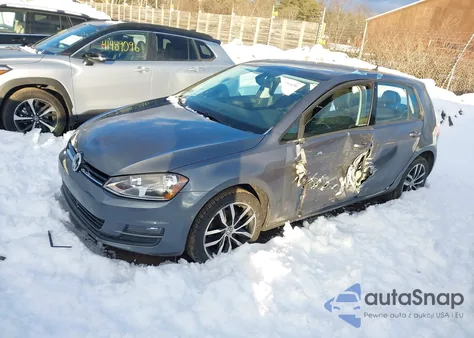 2017 Volkswagen Golf Tsi S 4-Door/Tsi Se 4-Door/Tsi Sel 4-Door/Tsi Wolfsburg Edition 4-Door из США, поврежденный, VIN 3VW217AU6HM044686